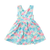 Prodoh *PRE-ORDER*Paradise Palm Cross-back Dress