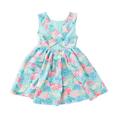 Prodoh Paradise Palm Cross-back Dress