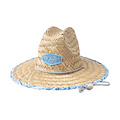 Prodoh Oyster Shell Print Straw Lifeguard Hat