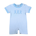 Ishtex Textile Products, Inc *PRE-ORDER*Bunny Boy's Romper Light Blue Stripe