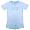 Ishtex Textile Products, Inc *PRE-ORDER*Bunny Boy's Shorts Set Light Blue Stripe