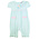 Ishtex Textile Products, Inc *PRE-ORDER*Butterfly Girl's Romper Light Blue