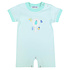 Ishtex Textile Products, Inc *PRE-ORDER*Bug Boy's Romper Turquoise Stripe