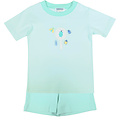 Ishtex Textile Products, Inc *PRE-ORDER*Bug Boy's Shorts Set Turquoise Stripe