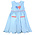 Ishtex Textile Products, Inc *PRE-ORDER*Bow Girl's Dress Light Blue