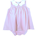 Ishtex Textile Products, Inc *PRE-ORDER*Pink Poplin Infant Dress