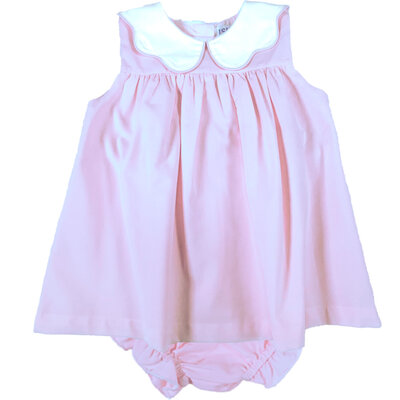 Ishtex Textile Products, Inc *PRE-ORDER*Pink Poplin Infant Dress