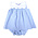 Ishtex Textile Products, Inc *PRE-ORDER*Blue Stripe Poplin Infant Dress