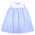 Ishtex Textile Products, Inc *PRE-ORDER*Blue Stripe Poplin Dress