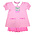 Ishtex Textile Products, Inc *PRE-ORDER*Strawberry Girl's Shorts Set Pink Stripe