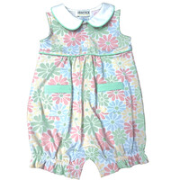 Ishtex Textile Products, Inc *PRE-ORDER*Retro Flower Girl's Romper