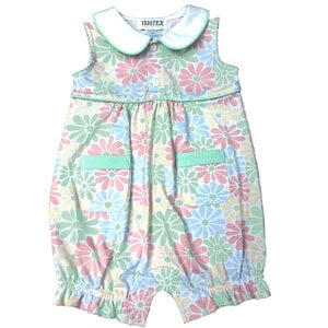 Ishtex Textile Products, Inc *PRE-ORDER*Retro Flower Girl's Romper