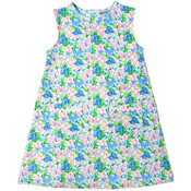 Ishtex Textile Products, Inc *PRE-ORDER*Butterfly Girl's Dress Pink and Blue