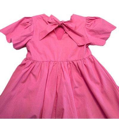 Lulu Bebe Medium Pink Scallop Dress