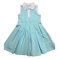 Lulu Bebe Aqua Sleeveless Polo Tennis Dress