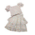 Lulu Bebe Spring Floral 2 PC Smocked Skirt Set