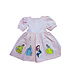 Lulu Bebe Light Pink SS Embroidered Princess Dress