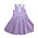 Lulu Bebe Lavender Sleeveless Polo Tennis Dress