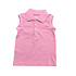 Lulu Bebe Hot Pink Sleeveless Button Down Polo Top