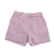Lulu Bebe Red Stripe Elastic Waist Shorts