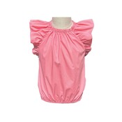 Pleat Collection Allie Top Coral