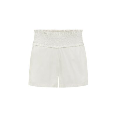 Pleat Collection Chloe Shorts White