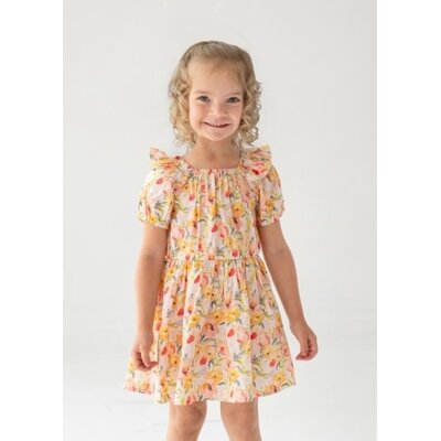 Blooming Florals Dress Pink