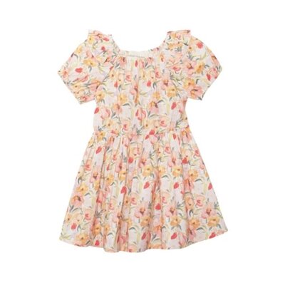 Blooming Florals Dress Pink