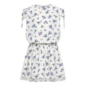 Pleat Collection Helen Dress Violet Roses