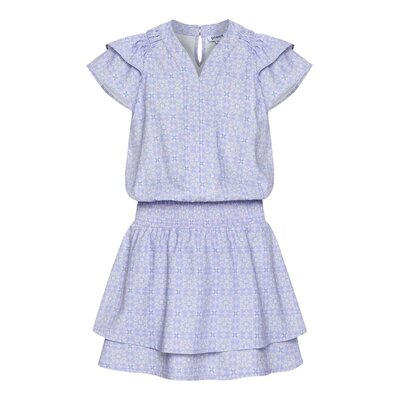 Pleat Collection Lola Dress Periwinkle