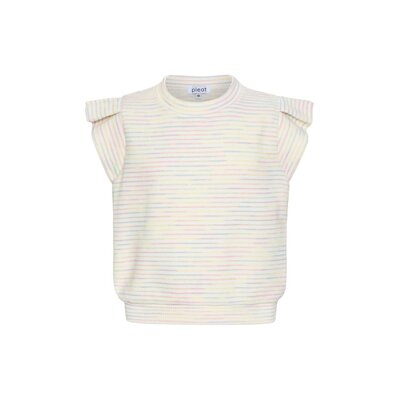 Pleat Collection Olivia Top Rainbow Knit