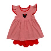 Itsy Bitsy Mouse Scalloped Short Set