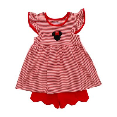 Itsy Bitsy Mouse Scalloped Short Set