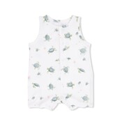 Angel Dear Sea Turtles - Sleeveless Shortie Romper