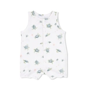Angel Dear Sea Turtles - Sleeveless Shortie Romper