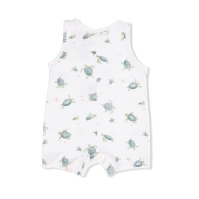 Angel Dear Sea Turtles - Sleeveless Shortie Romper