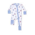 Angel Dear Bubbly Sailboats Blue - Convertible Romper