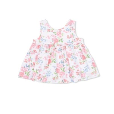 Angel Dear Cute Little Roses - Infant Dress with Bow and Bloomer