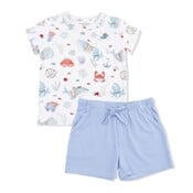 Angel Dear Sailor Sea Creatures - Crew Neck Tee with Casual Short
