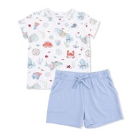 Angel Dear Sailor Sea Creatures - Crew Neck Tee with Casual Short