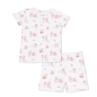 Angel Dear Easter Egg Hunt Pink - Loungewear Short Set