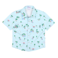 BlueQuail Clothing Co. Coastal Getaway Pearl Snap SS Shirt