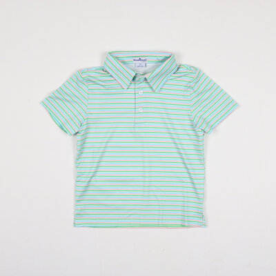 BlueQuail Clothing Co. Sherbert Stripe Polo SS Shirt