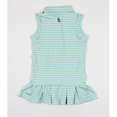 BlueQuail Clothing Co. Sherbert Stripe Polo Sleeveless Dress