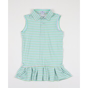 BlueQuail Clothing Co. Sherbert Stripe Polo Sleeveless Dress