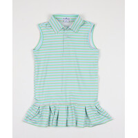 BlueQuail Clothing Co. Sherbert Stripe Polo Sleeveless Dress