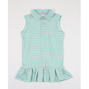 BlueQuail Clothing Co. Sherbert Stripe Polo Sleeveless Dress