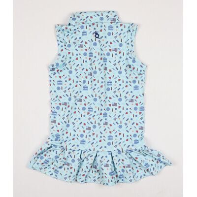 BlueQuail Clothing Co. Stars & Stripes Polo Sleeveless Dress