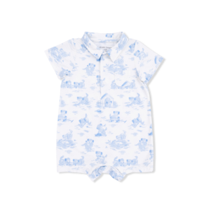 Angel Dear Puppy Toile Blue - Polo Shortie