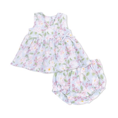 Angel Dear Magnolias - Kimono Dress and Bloomer